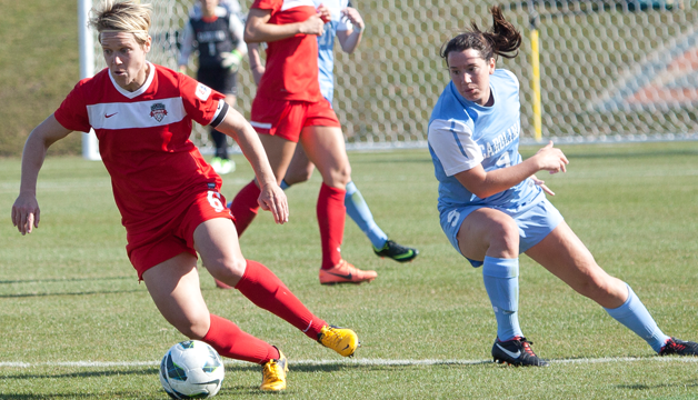 Miller, McCarty goals send Carolina home blue with 2-0 loss Featured Image