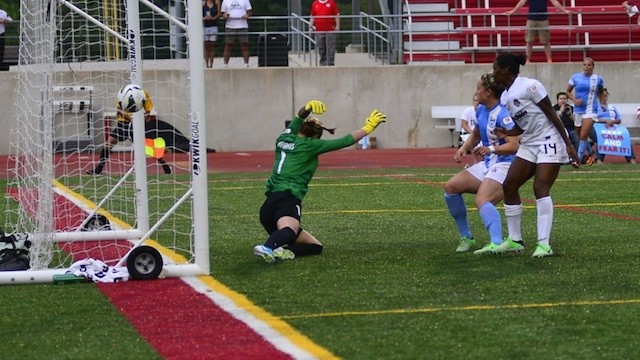 Harris piles up seven saves but Spirit fall short in Chicago Featured Image