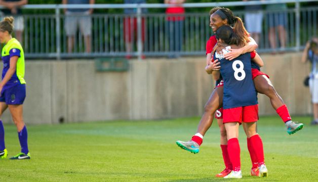 HUGE HOME CROWD PROPELS SPIRIT TO 3-0 WIN OVER THE REIGN Featured Image