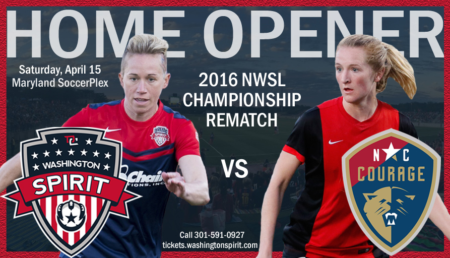 NWSL Championship Rematch Set: Washington Spirit to Kick off Fifth NWSL Season at Home against North Carolina Courage Featured Image