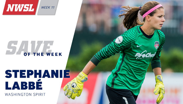 Spirit goalkeeper Stephanie Labbé wins NWSL Save of the Week for Week 11 Featured Image