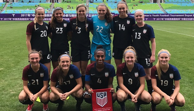 Spirit Academy forward Jordan Canniff helps U.S. U-19 Women’s National Team win CFA Tournament title Featured Image