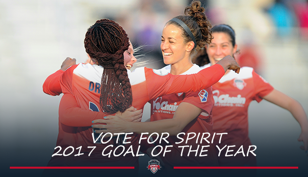 Vote for the Washington Spirit Goal of the Year on Twitter Featured Image