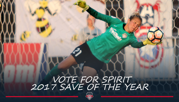 Vote for the Washington Spirit Save of the Year on Twitter Featured Image