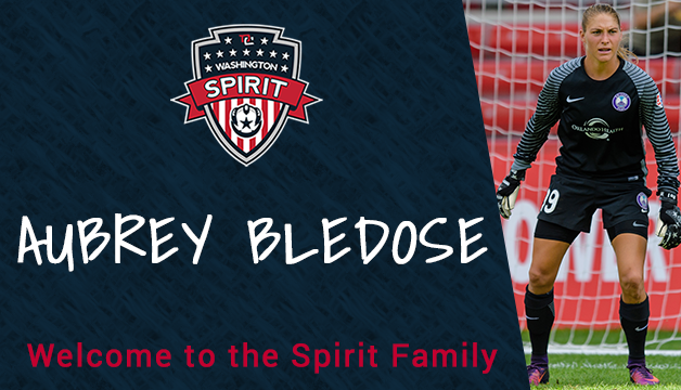Washington Spirit acquires goalkeeper Aubrey Bledsoe, 2019 1st round pick from Orlando Pride Featured Image