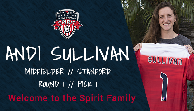 Washington Spirit selects Andi Sullivan with first overall pick in 2018 NWSL College Draft Featured Image
