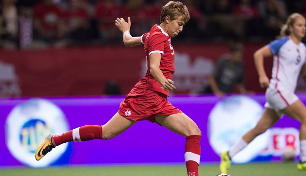 Spirit rookie Rebecca Quinn named to Canada WNT roster for Algarve Cup Featured Image