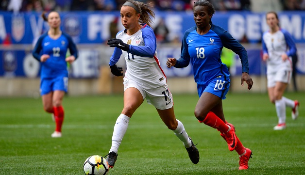 Three Spirit players make Starting XI, Mallory Pugh scores as USWNT draws France 1-1 in SheBelieves Cup Featured Image