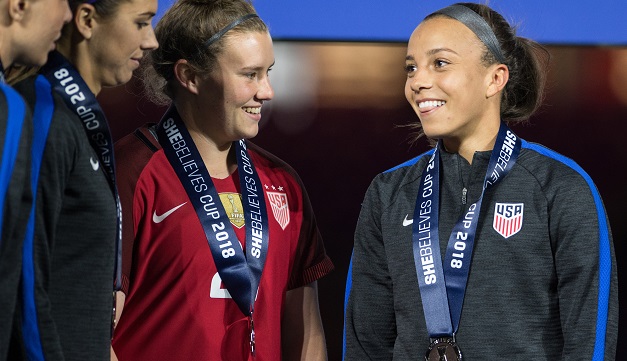 Three Spirit players contribute to SheBelieves Cup championship run with USWNT Featured Image