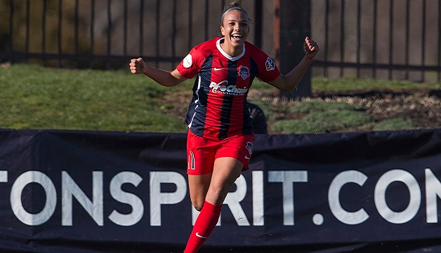 Washington Spirit forward Mallory Pugh named to NWSL Team of the Month Featured Image