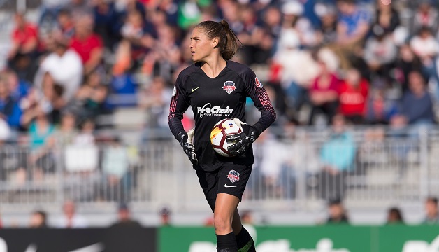 Aubrey Bledsoe selected for 5th straight NWSL Save of the Week nomination Featured Image