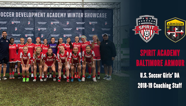 Washington Spirit Academy – Baltimore Armour announces 2018-2019 Girls’ DA coaching staff Featured Image
