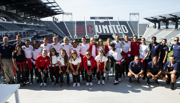 VIDEO: Mallory Pugh, Briana Scurry discuss impact of Spirit playing at Audi Field Featured Image