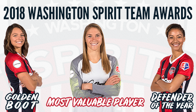 Washington Spirit announces 2018 Team Awards winners Featured Image