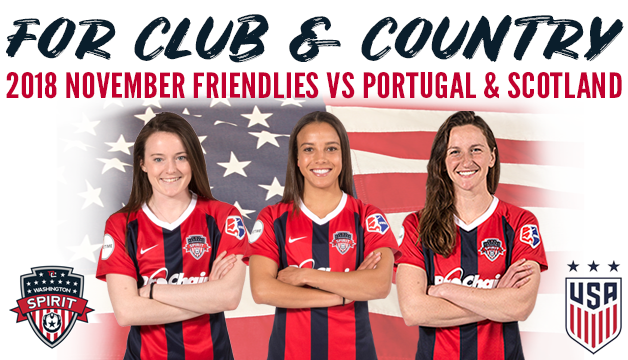 Three Washington Spirit players named to U.S. WNT roster for European tour Featured Image