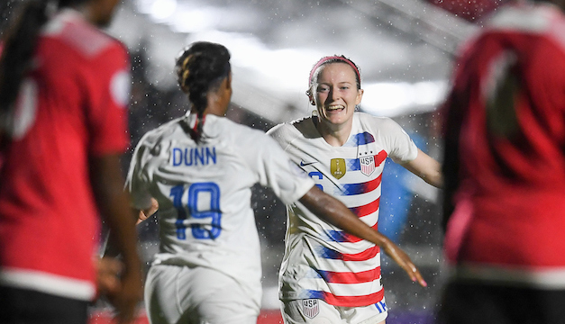 Rose Lavelle records first career brace as U.S. WNT wins group at Concacaf Championship Featured Image
