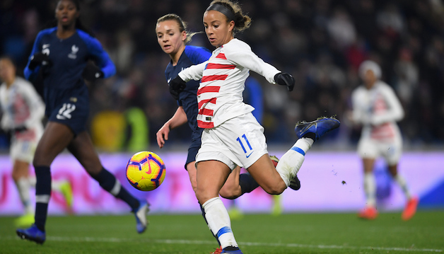 Spirit forward Mallory Pugh nets 1st goal of 2019 for U.S. WNT Featured Image