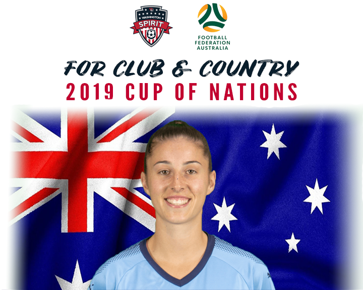 Spirit defender Amy Harrison helps lead Australia to Cup of Nations title Featured Image
