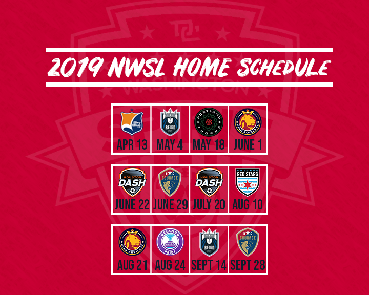 Washington Spirit reveals 2019 NWSL regular season schedule Featured Image