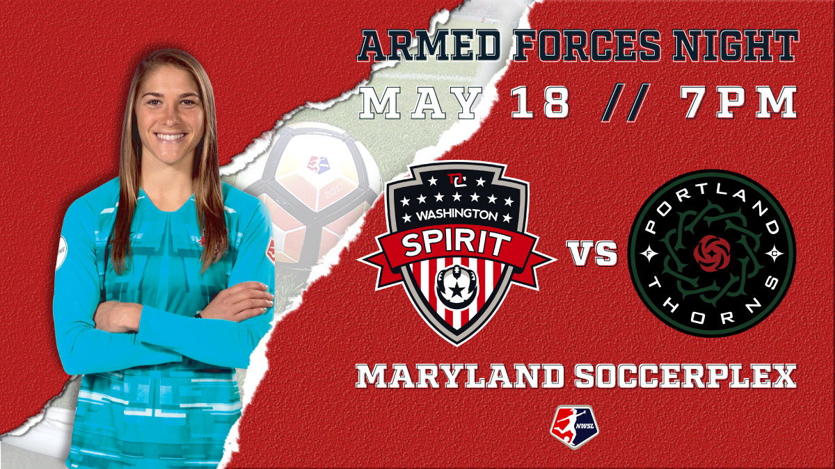 Washington Spirit take on Portland Thorns FC on inaugural Armed Forces Night Featured Image