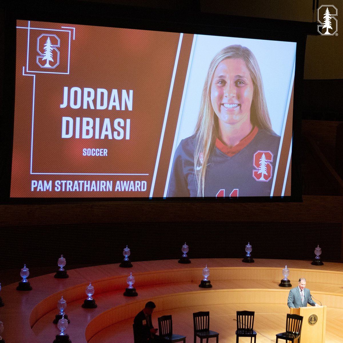 Jordan DiBiasi wins Stanford’s Pam Strathairn Award for competitive attitude Featured Image