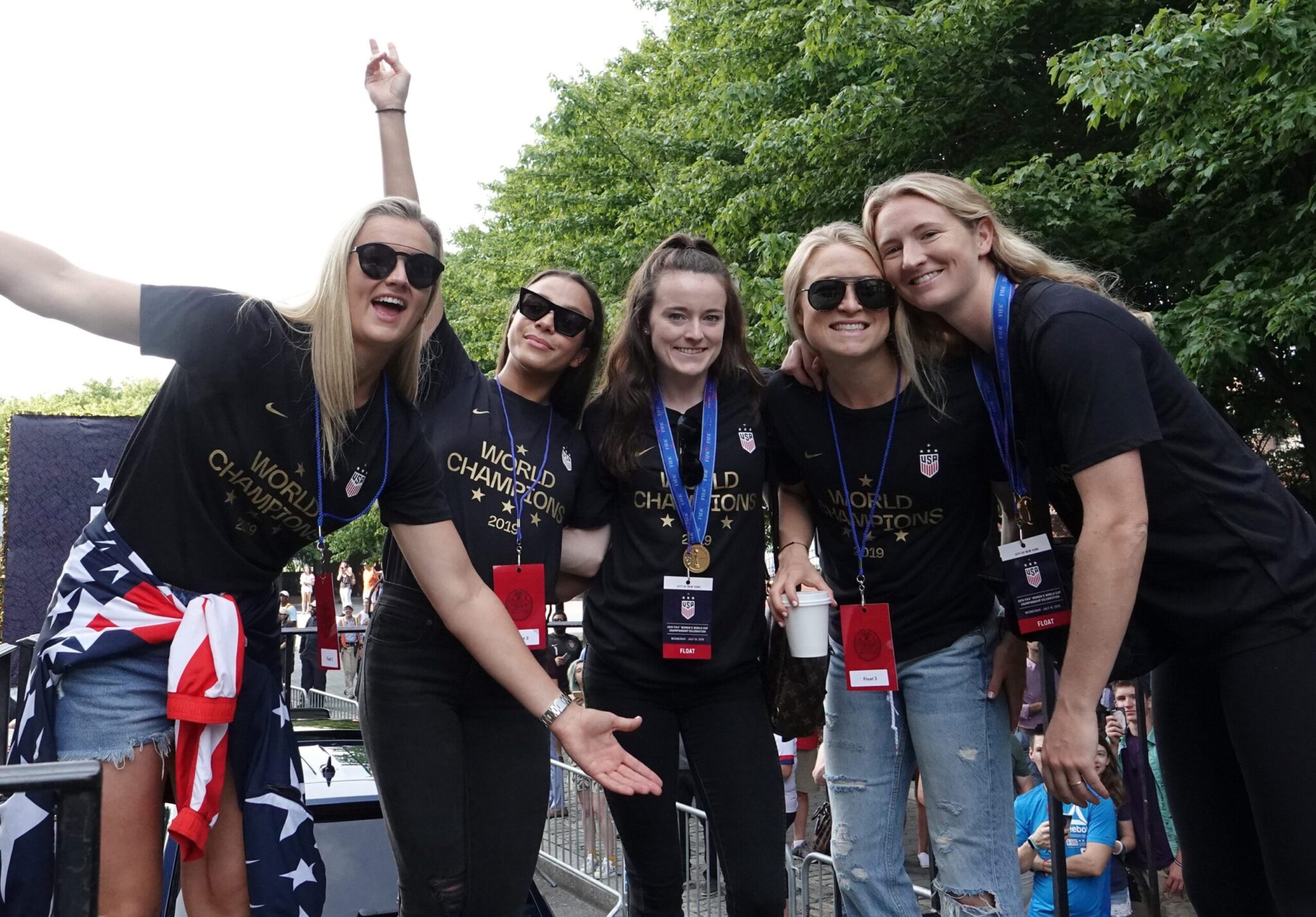 Lavelle, Pugh celebrate World Cup victory in USWNT Ticker Tape Parade Featured Image