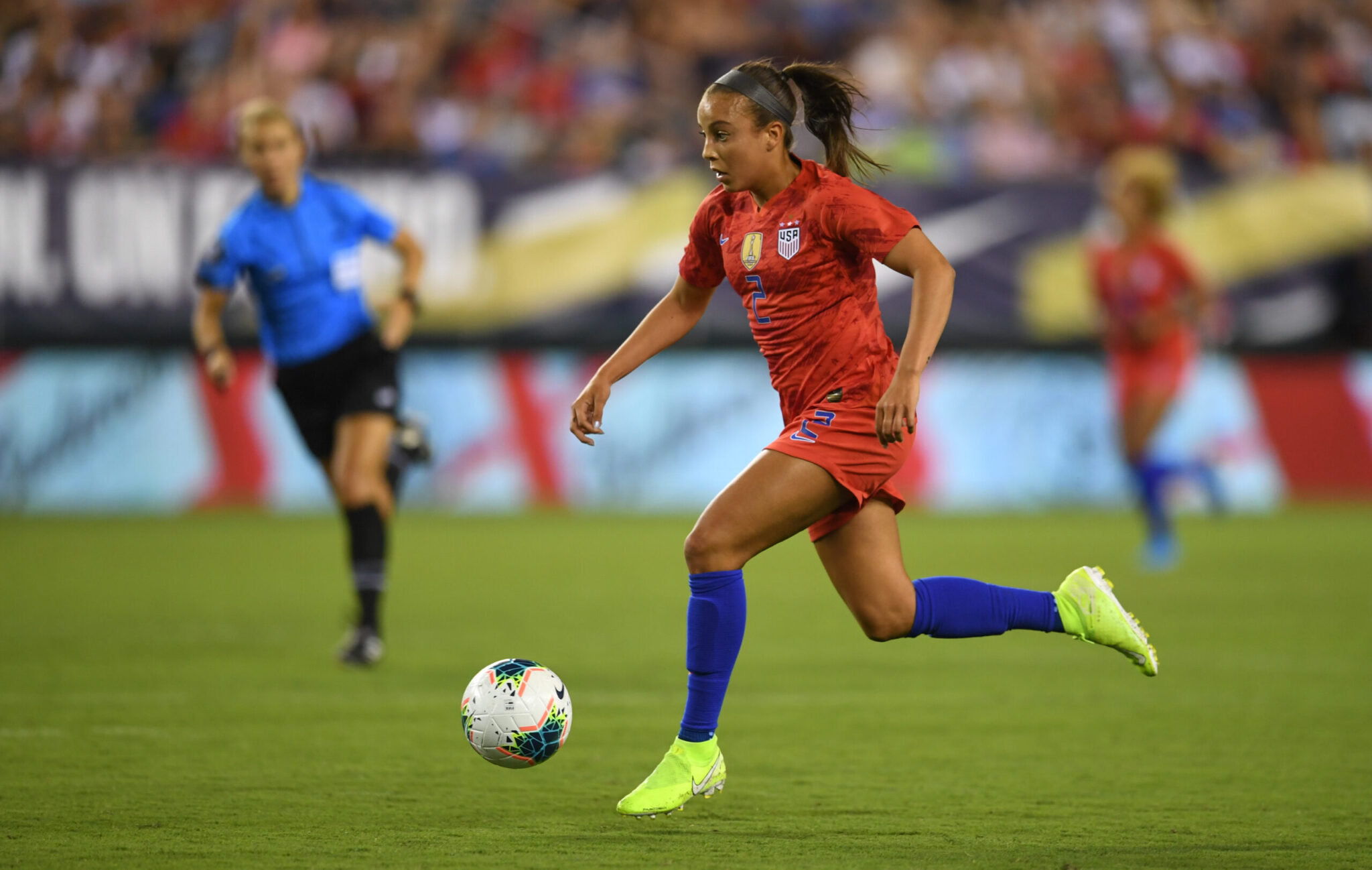 Mallory Pugh returns to action as USWNT continue victory tour  Featured Image