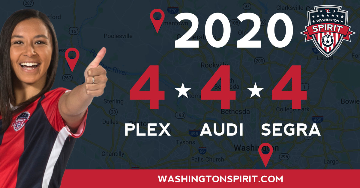 Washington Spirit to play 2020 games at Audi Field, Segra Field and the Maryland SoccerPlex Featured Image