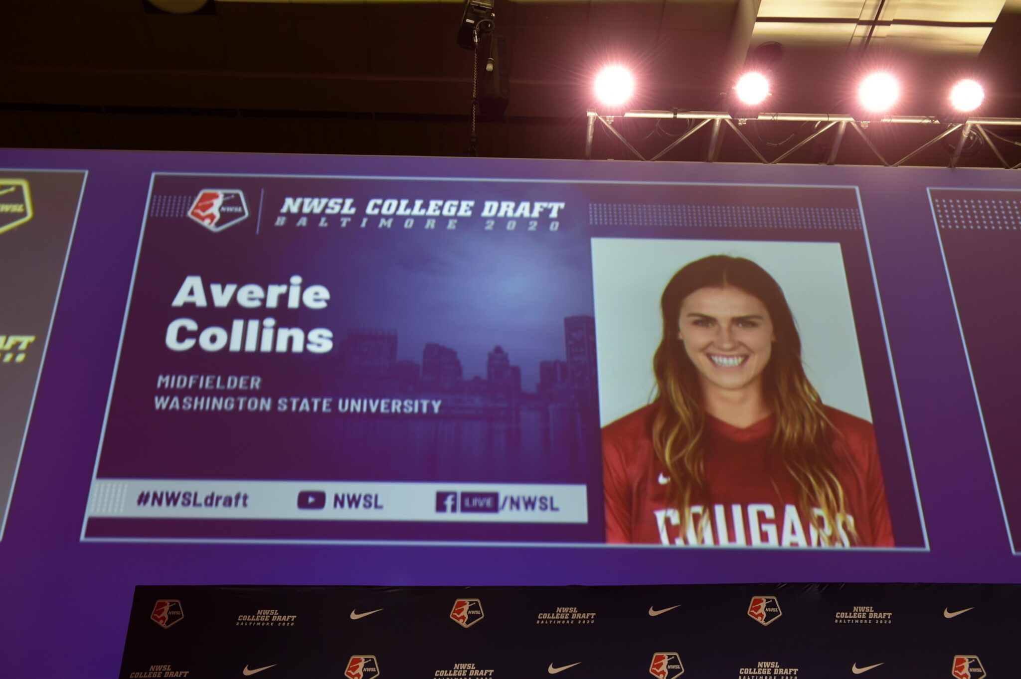Washington Spirit select Averie Collins 17th overall in 2020 NWSL Draft Featured Image