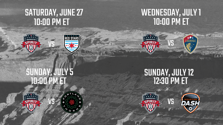 2020 Schedule - Washington Spirit