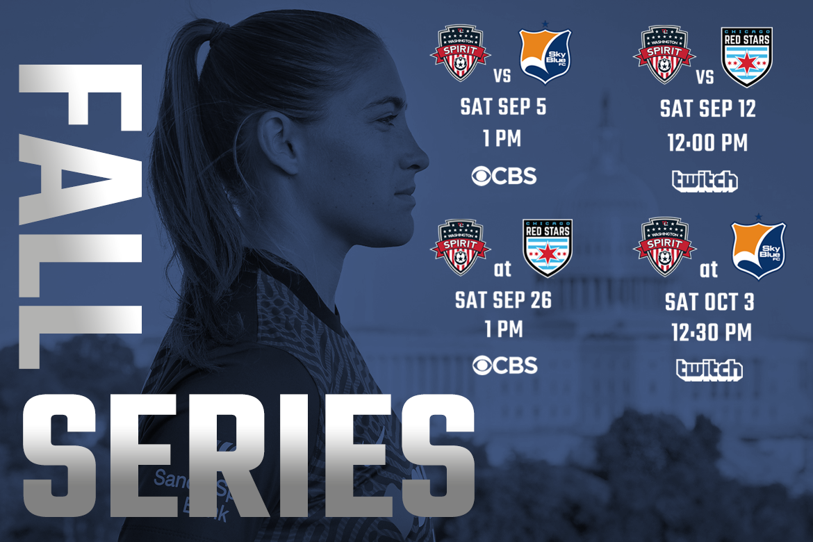 NWSL Announces Remaining 2020 Fall Series Schedule and CBS Broadcast Talent Featured Image