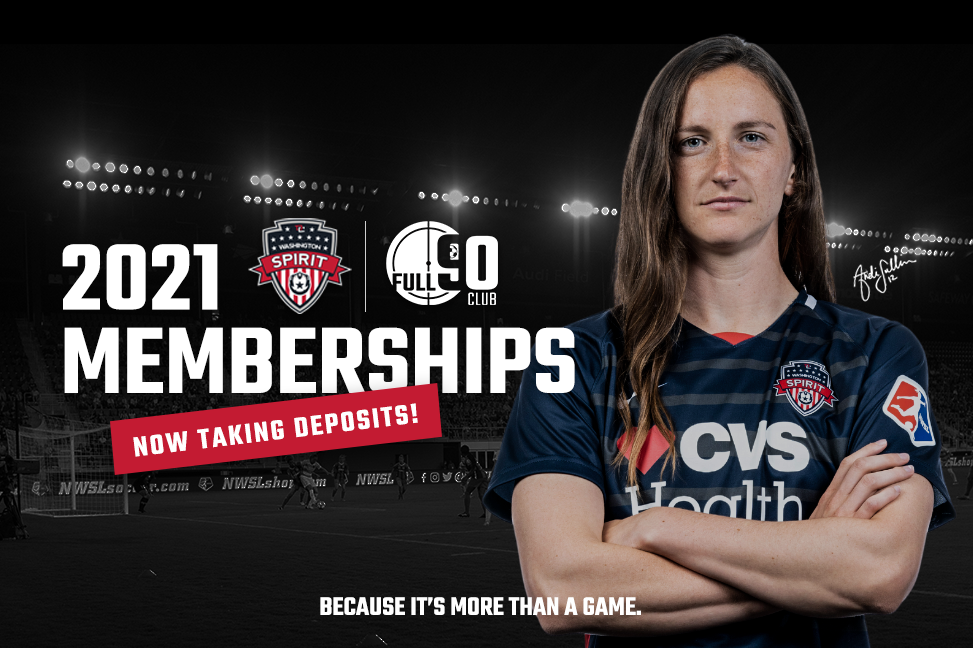 Washington Spirit Launch ‘Full 90 Club’ Season Ticket Memberships; Deposits now open Featured Image