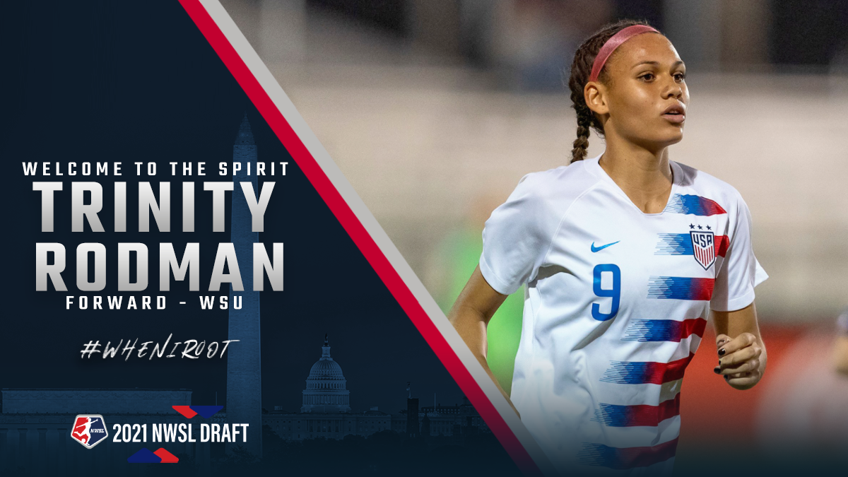Washington Spirit select Trinity Rodman second overall in the 2021 NWSL Draft Featured Image