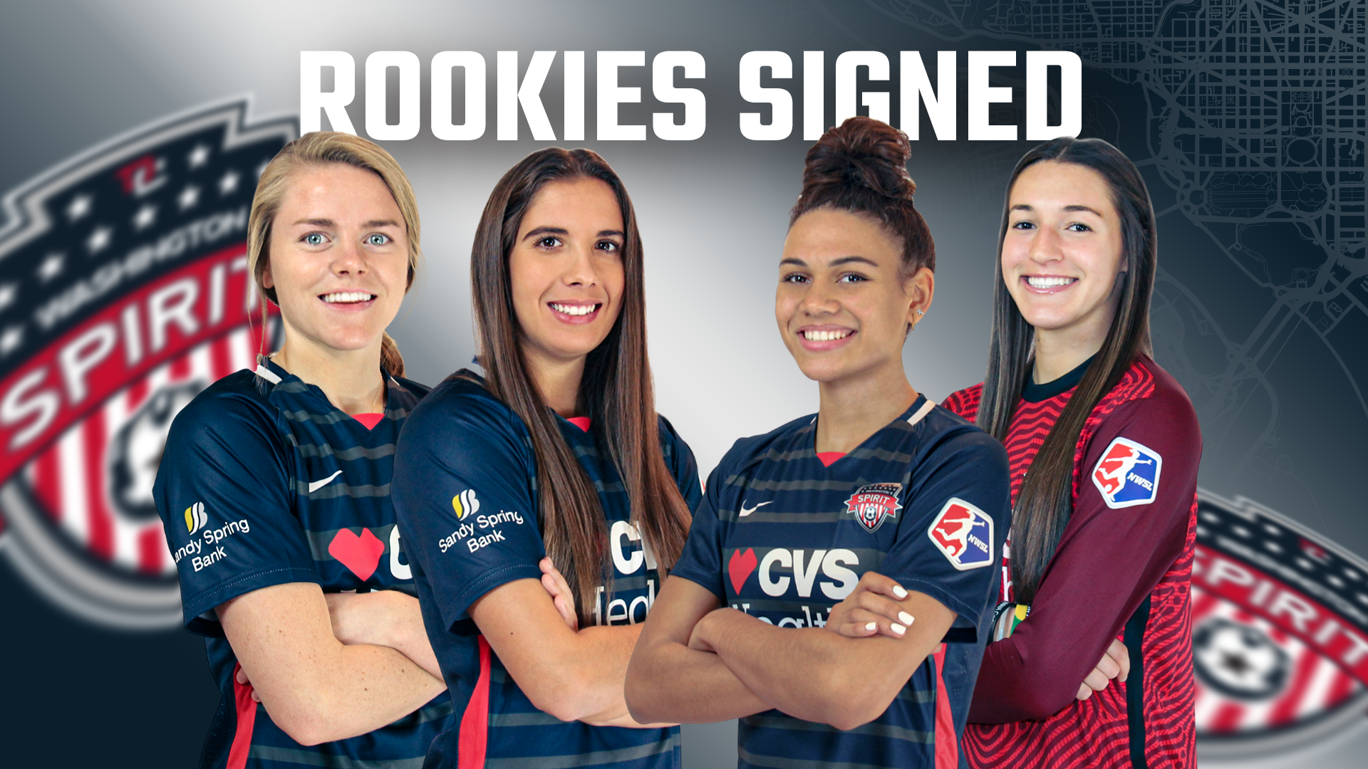 Spirit Sign Four Rookie Players From 2021 NWSL Draft Featured Image