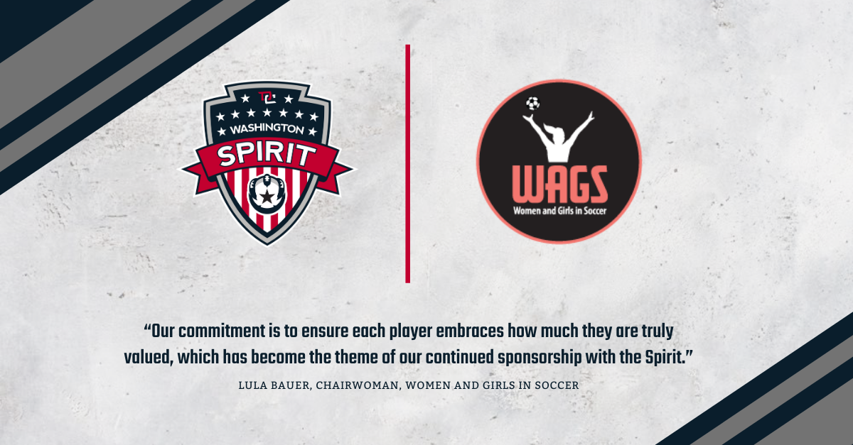 Washington Spirit and WAGS Renew Sponsorship Agreement Deal Featured Image