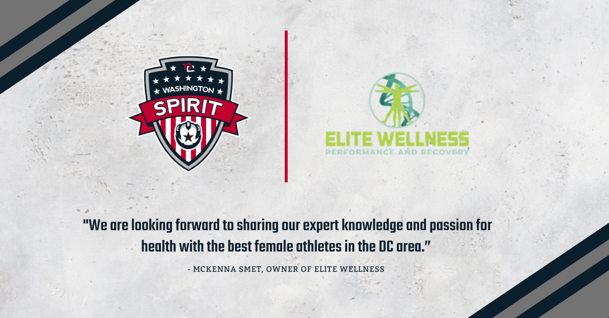 Washington Spirit and Elite Wellness Announce Sponsorship Agreement Featured Image