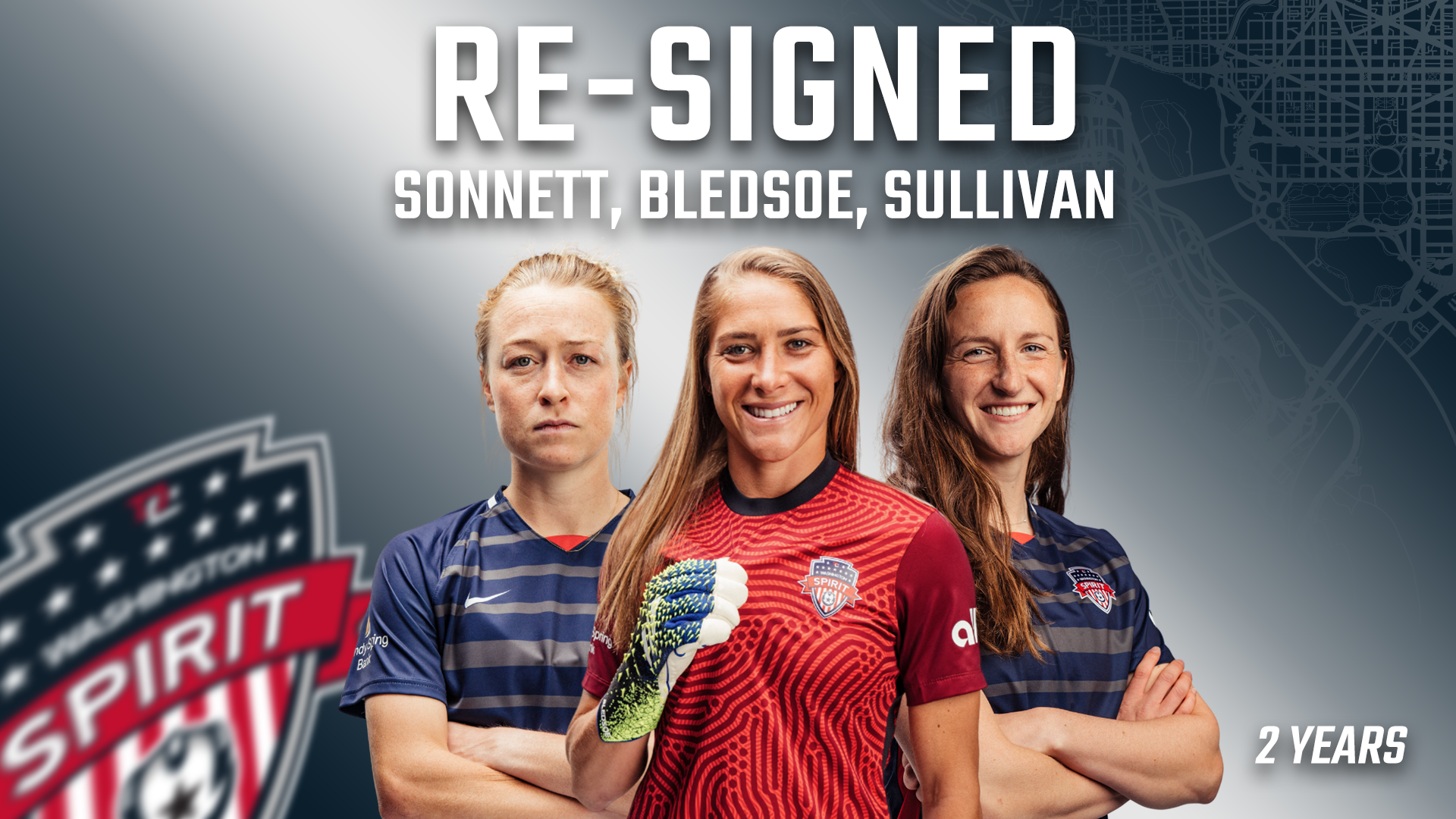 Spirit Re-Sign Three Players to Multi-Year Deals Featured Image
