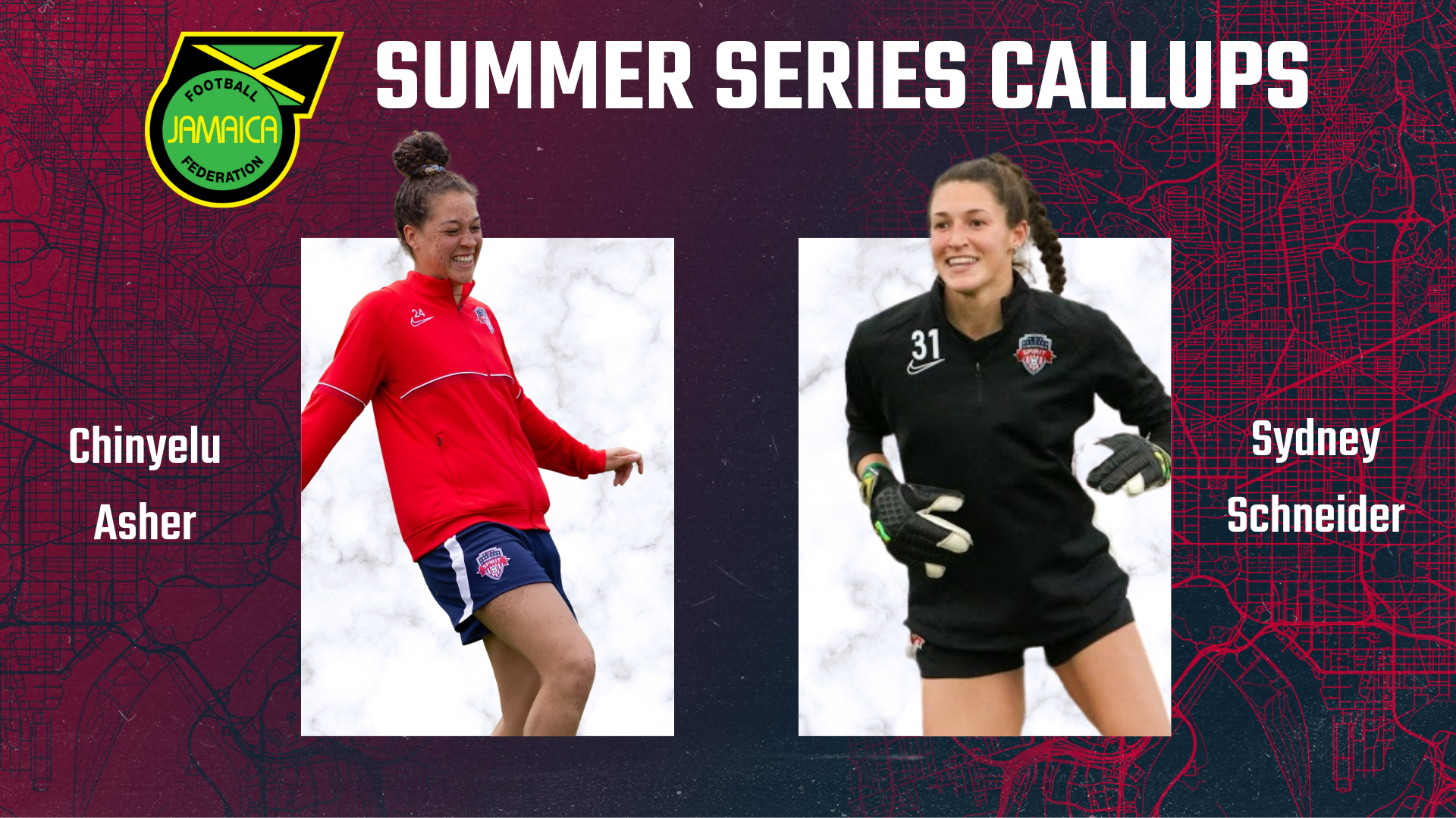 Schneider, Asher Named to Jamaica Summer Series Roster Featured Image