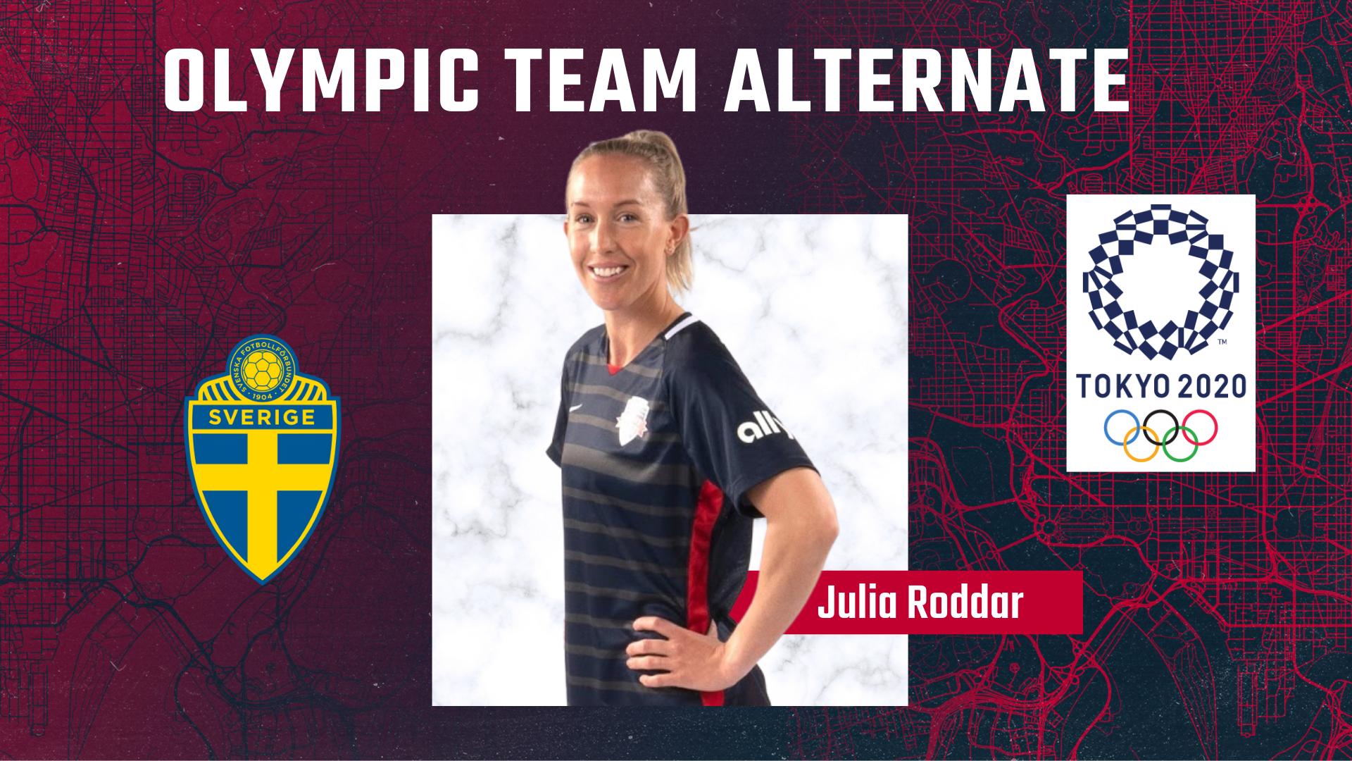 Roddar convocada como suplente para el equipo Olímpico de Suecia Featured Image