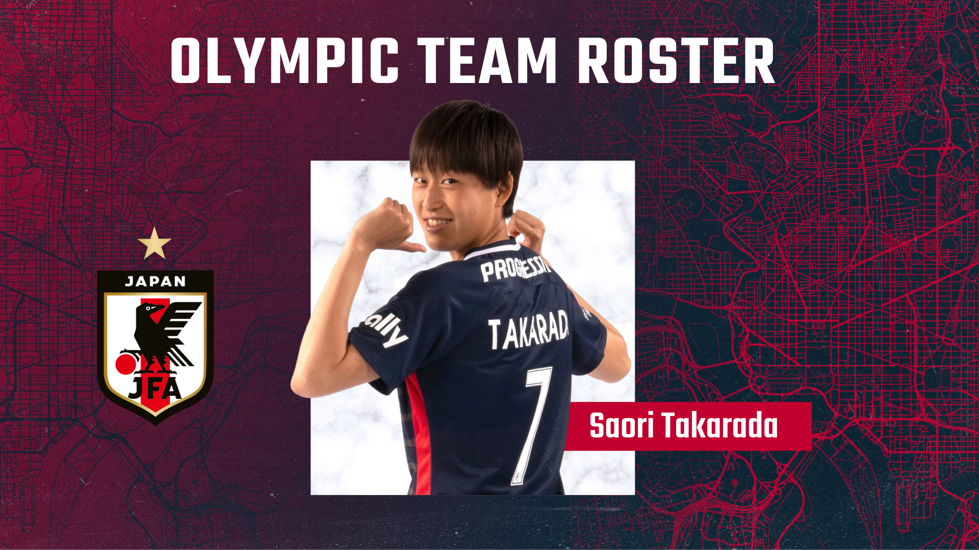 Takarada convocada por la Selección Nacional Femenina de Fútbol de Japón para los Juegos Olímpicos de Tokio Featured Image