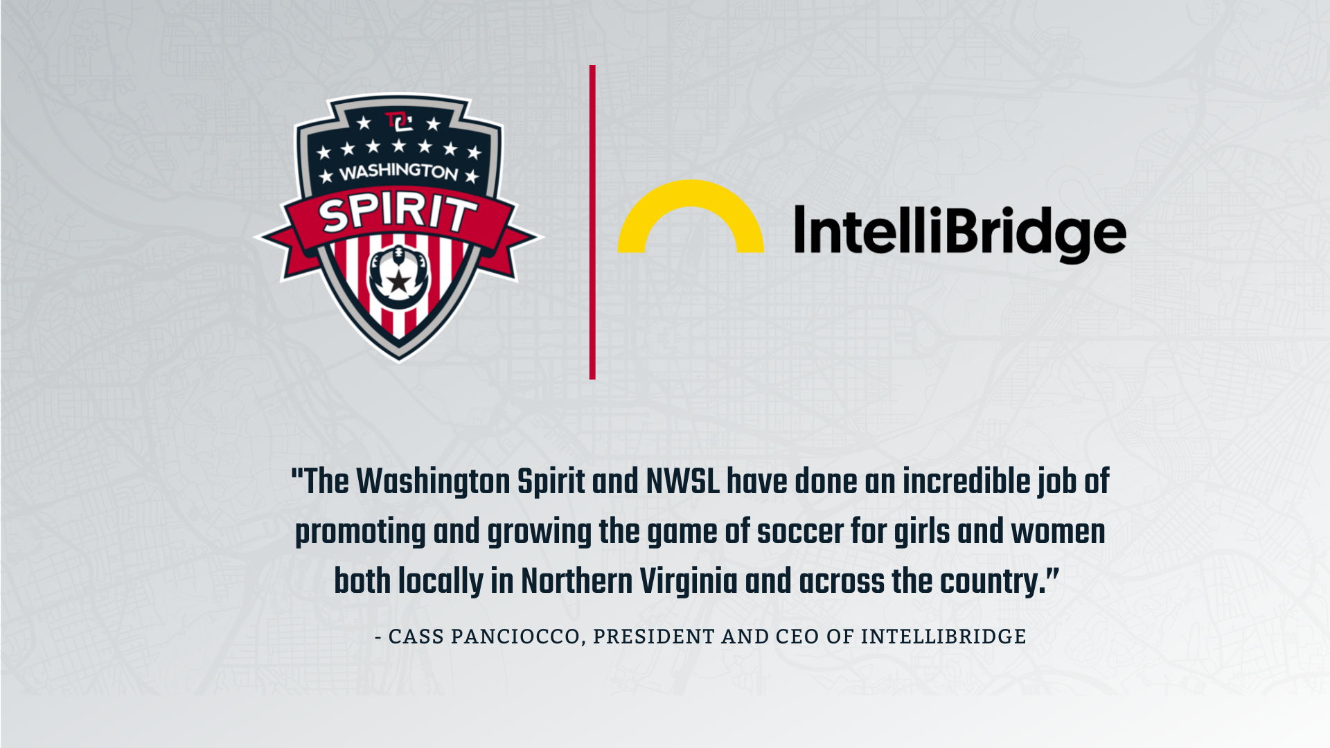 Washington Spirit Announce IntelliBridge as Front of Jersey Sponsor for Remainder of 2021 Featured Image