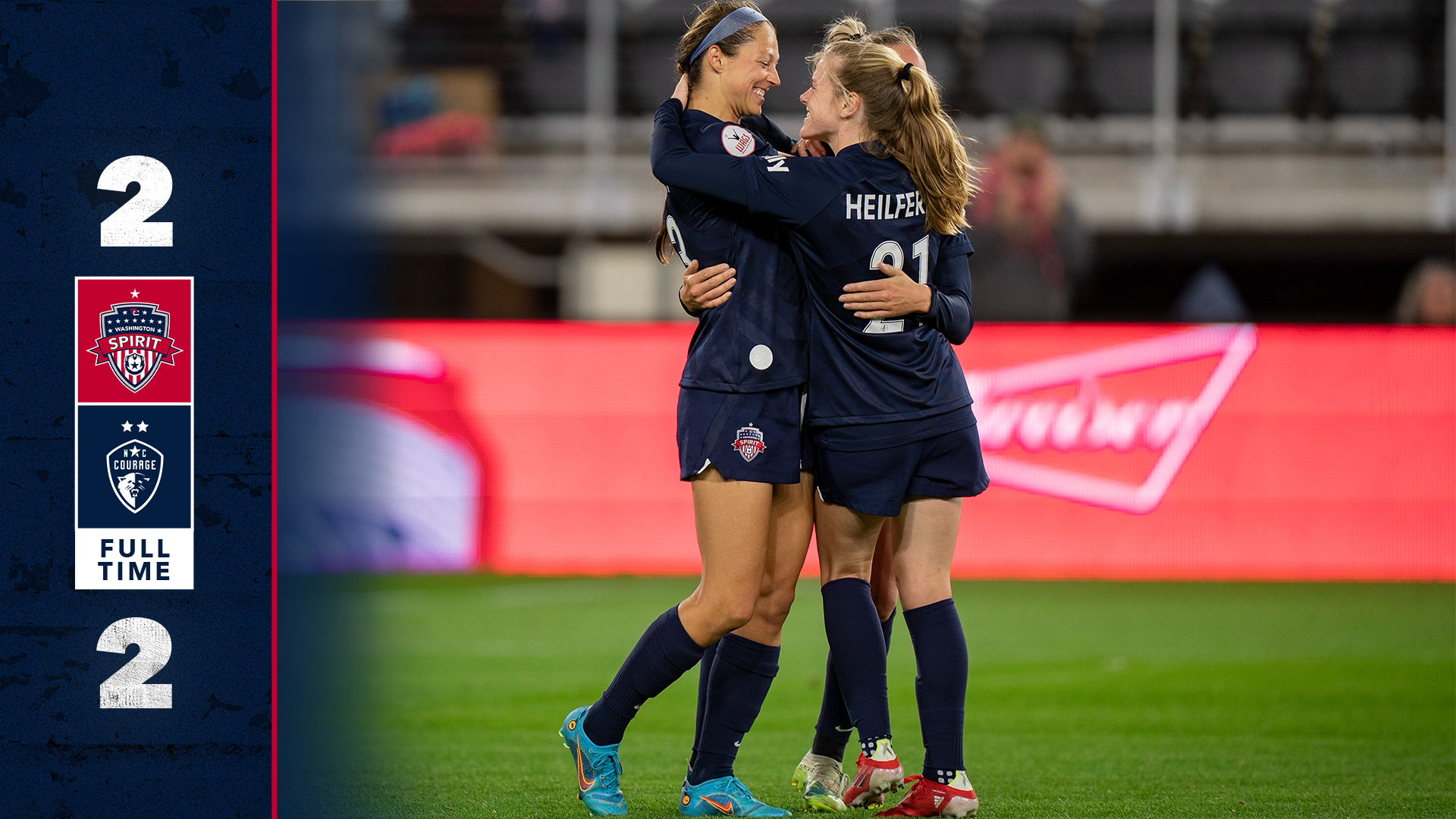 Second Half Rally Earns Spirit Another Draw Against North Carolina, 2-2 Featured Image