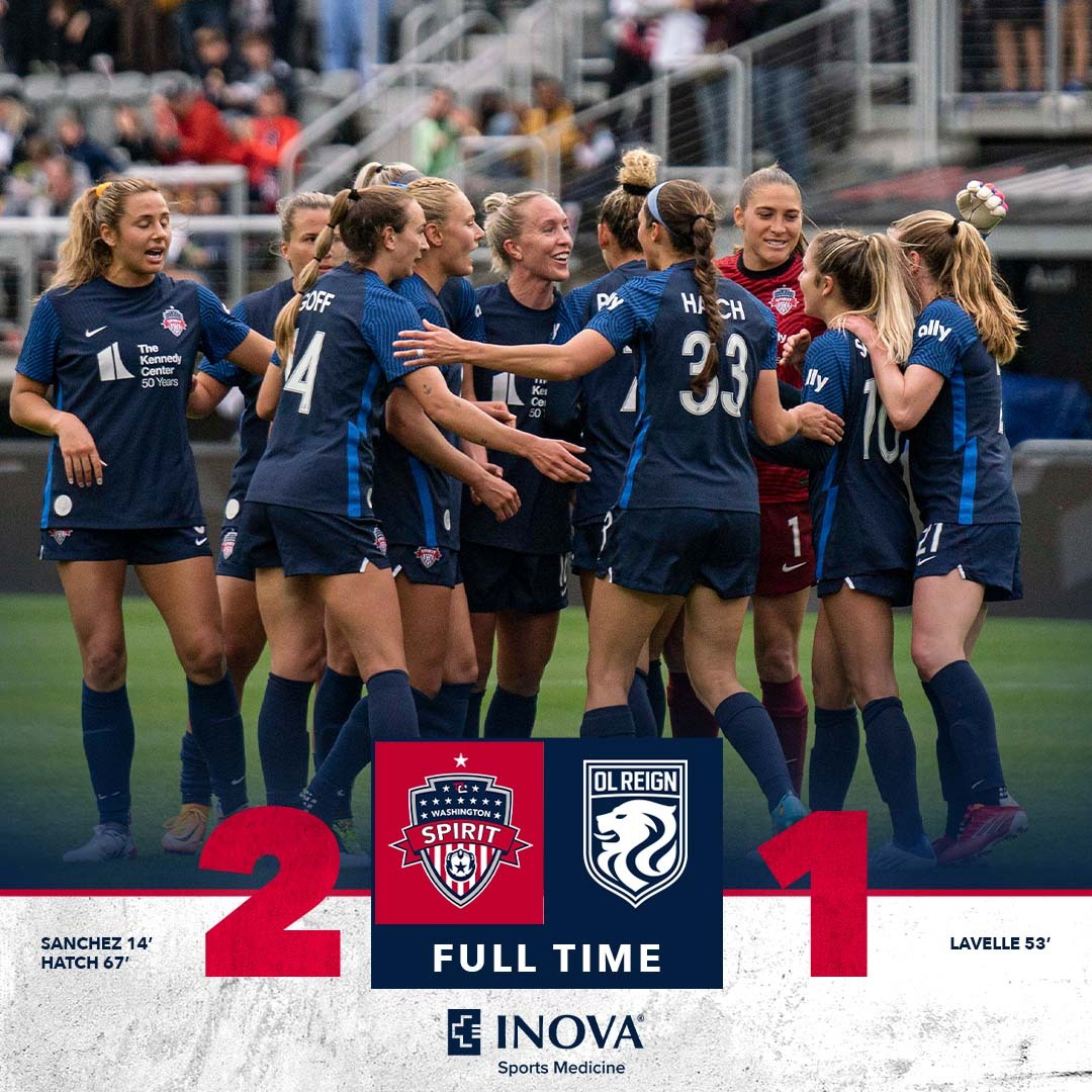 Spirit Open Regular Season With 2-1 Win Over Reign Featured Image