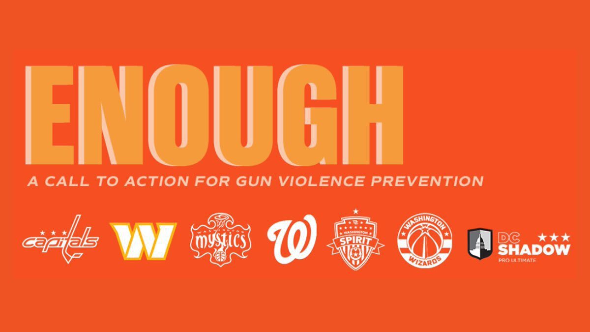 Washington D.C. Sports Team Up on National Gun Violence Awareness Day and Commit More Than $85,000 to Everytown for Gun Safety’s Community Safety Fund Featured Image