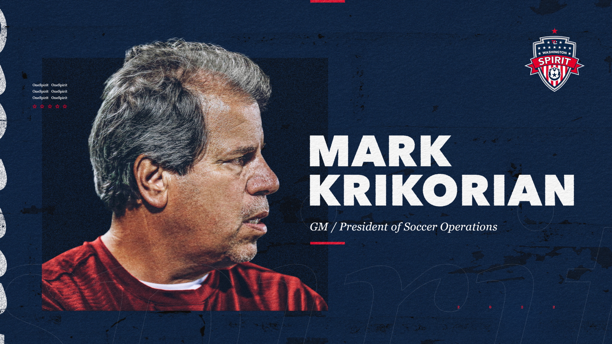 Washington Spirit Names Mark Krikorian President of Soccer Operations and General Manager Featured Image