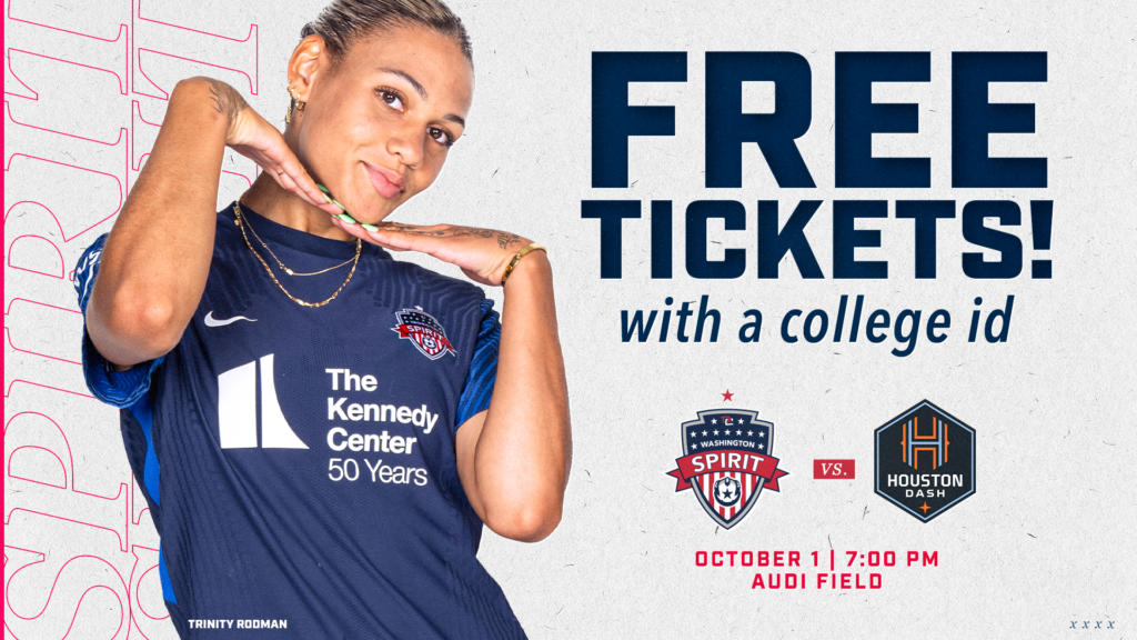 Spirit Offers Complimentary Student Tickets for Final Home Match of