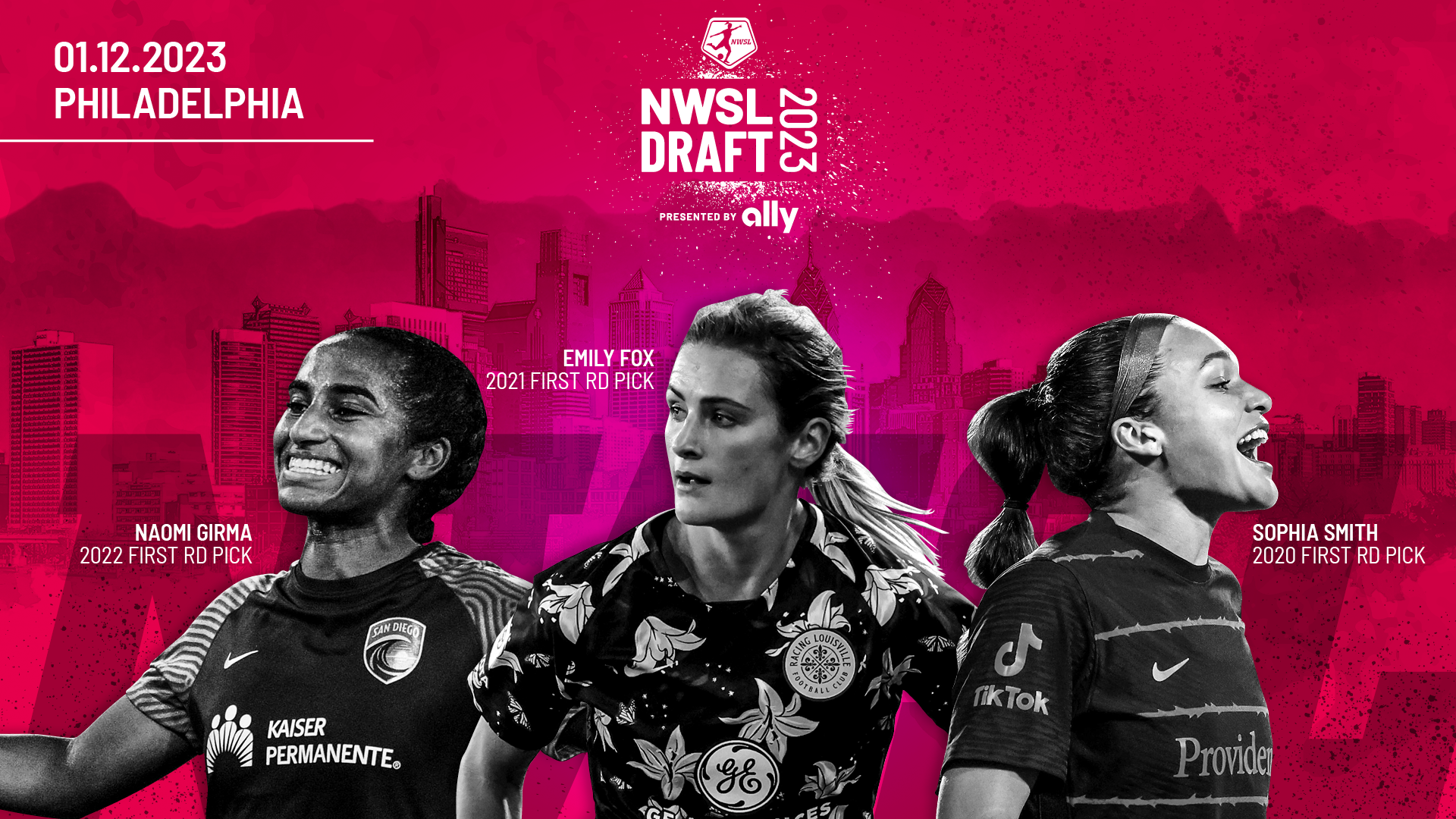 <strong>Philadelphia to Host 2023 NWSL Draft, Presented by Ally on January 12</strong> Featured Image