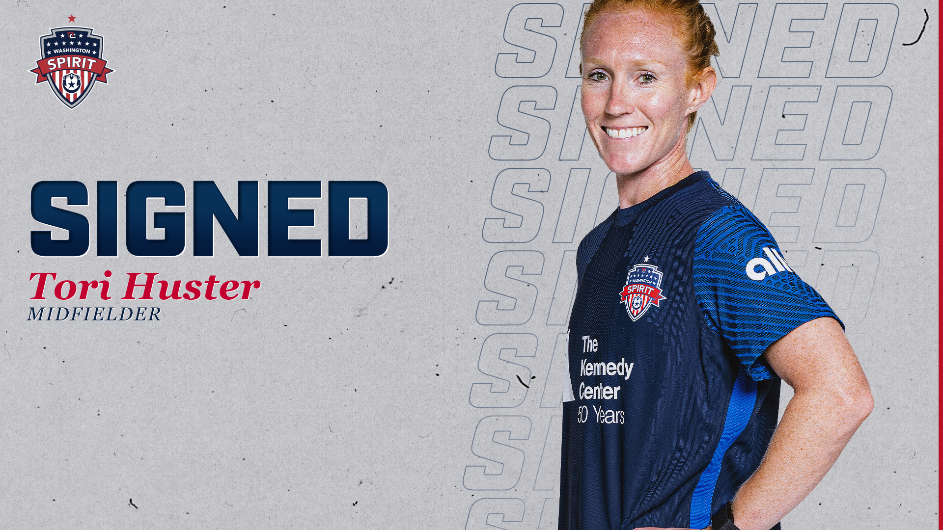 <strong>Washington Spirit Re-Signs Co-Captain Tori Huster</strong> Featured Image