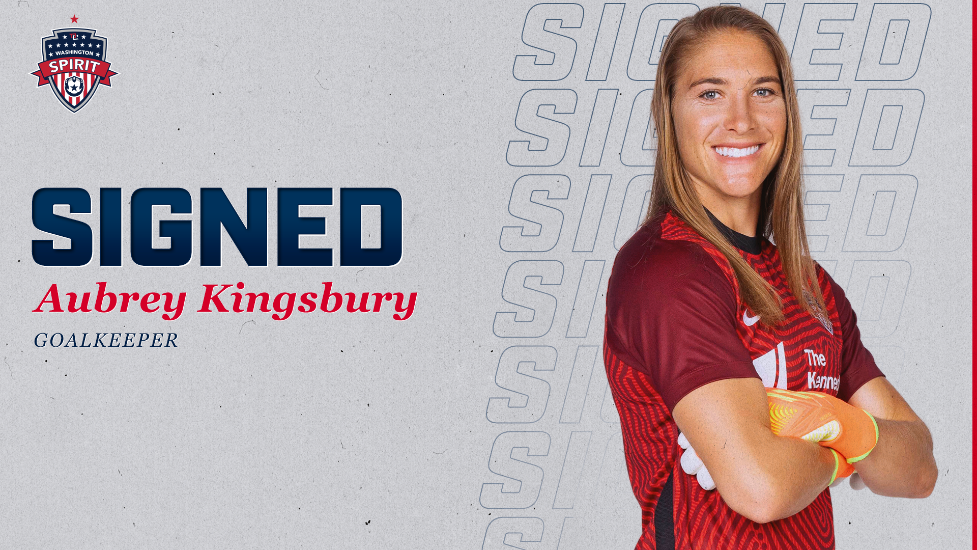<strong>Washington Spirit Signs Goalkeeper Aubrey Kingsbury to New Contract</strong> Featured Image