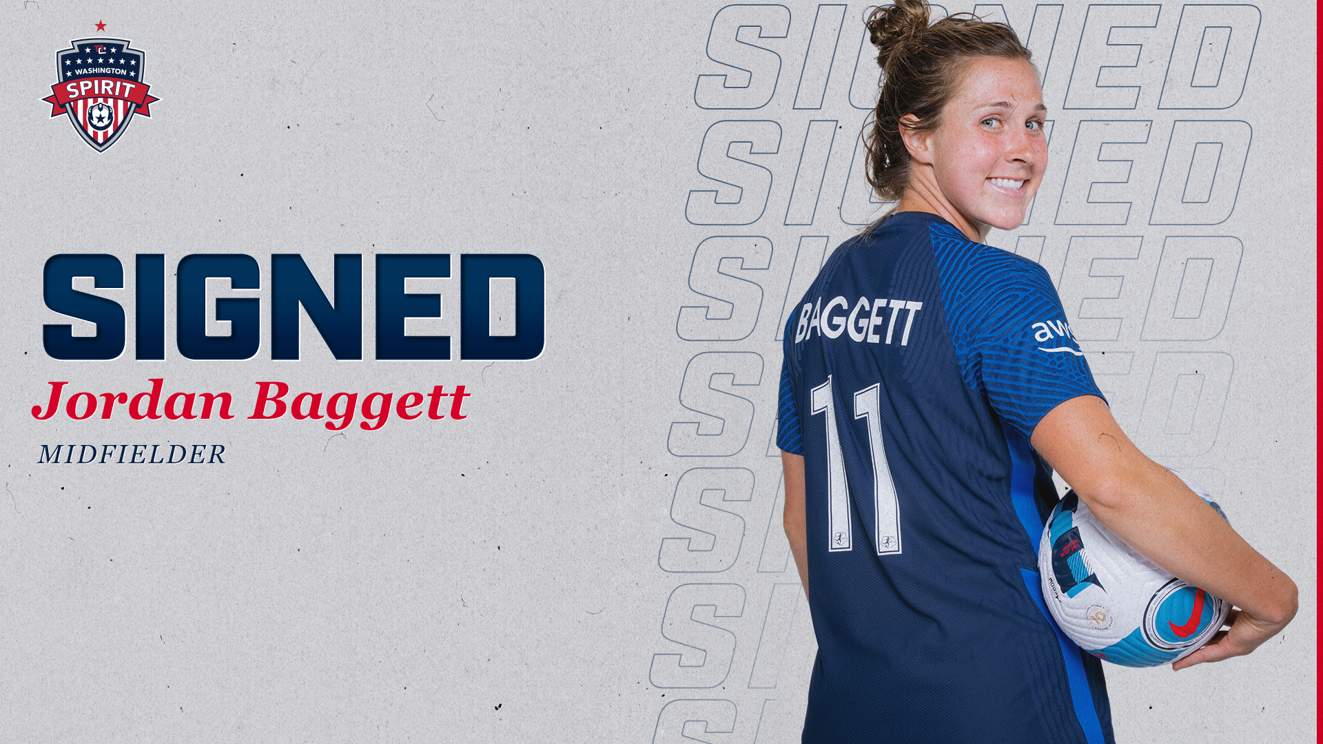 <strong>Washington Spirit Signs Midfielder Jordan Baggett to New Contract</strong> Featured Image